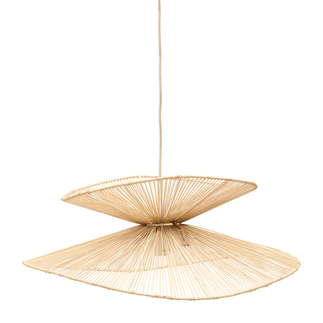 Rivièra Maison Hanglamp 'Bayu' Riet, 65cm