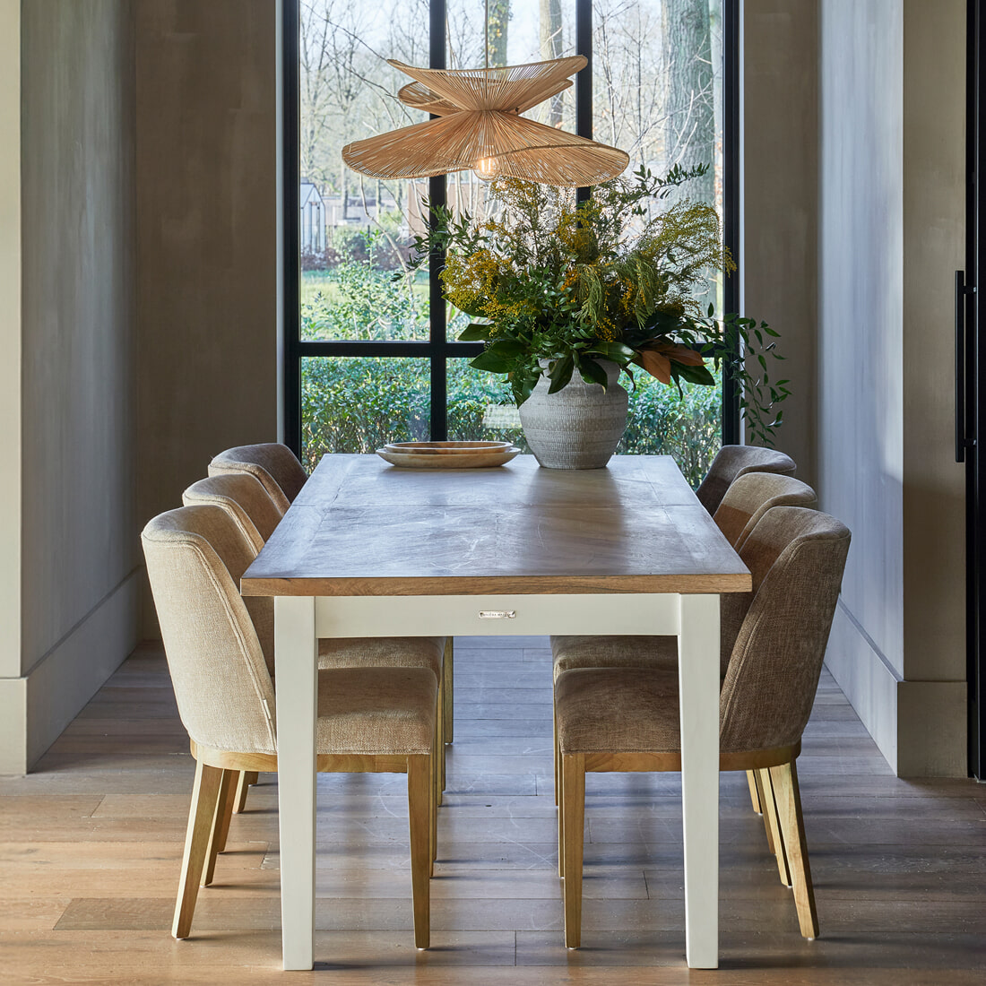 Rivièra Maison Hanglamp 'Bayu' Riet, 65cm