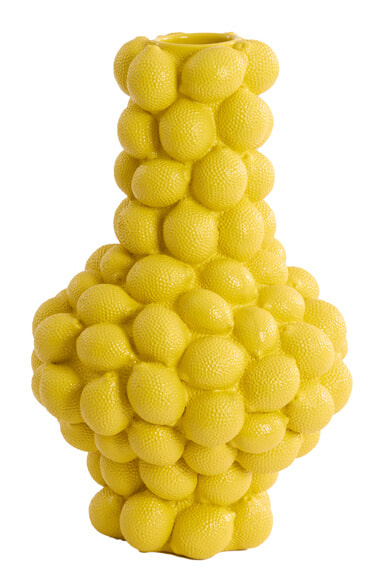 Light & Living Vaas Lemon 47cm - Geel