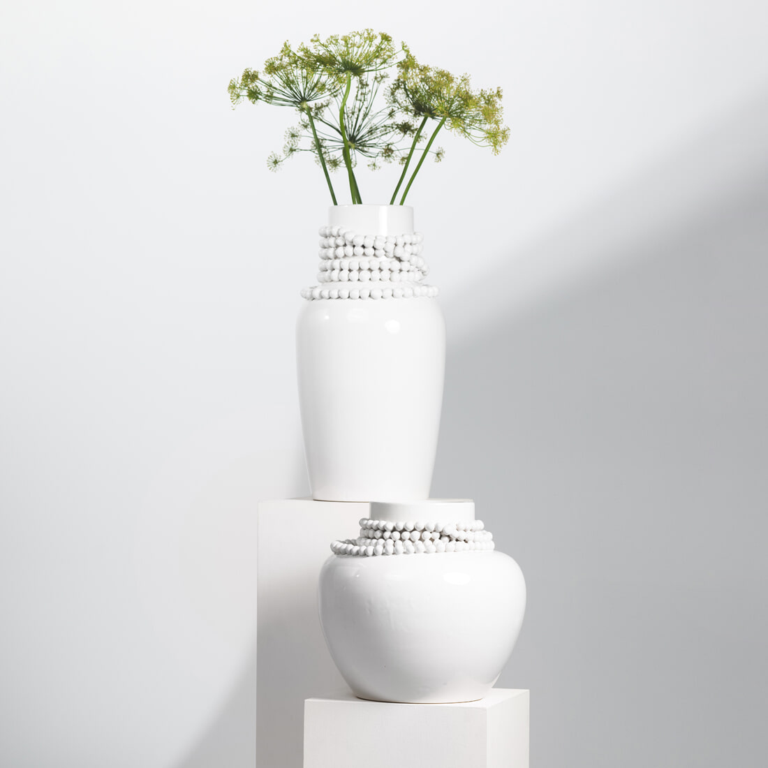 Rivièra Maison Vaas 'Precious Pearl' Keramiek, 51cm