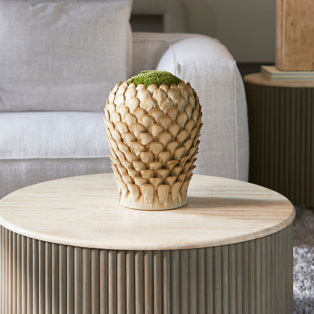 Rivièra Maison Plantenpot 'Artichoke' Keramiek