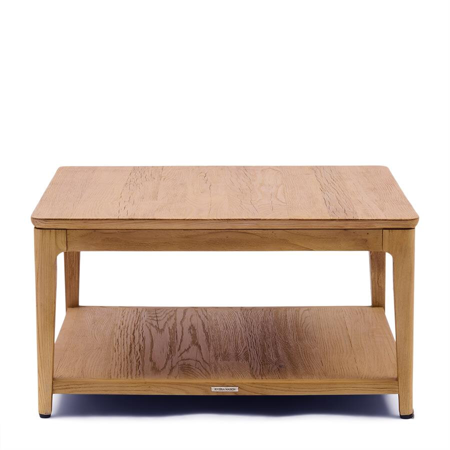 Rivièra Maison Vierkante Salontafel 'Imola' Mangohout, 70 x 70cm