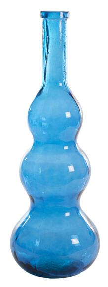 Light & Living Vaas Venerio 75cm - Blauw