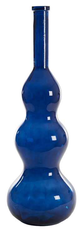 Light & Living Vaas Venerio 100cm - Donkerblauw