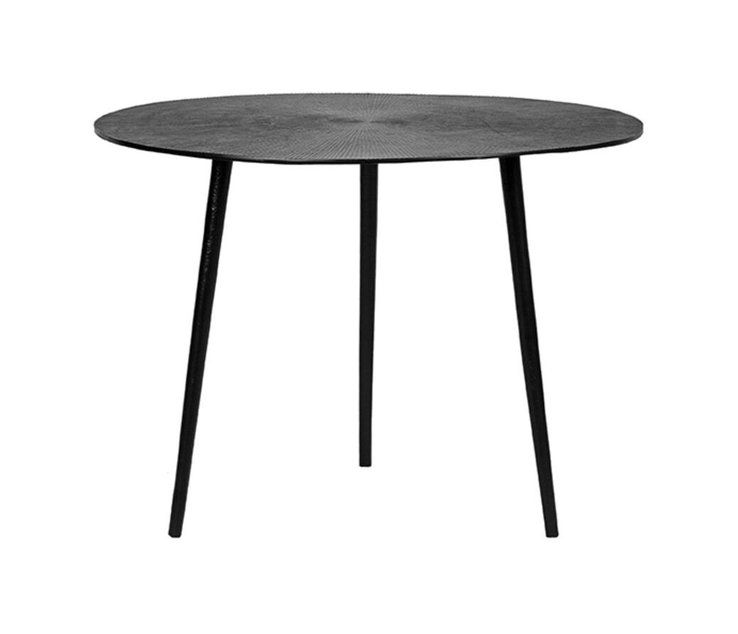 LABEL51 Salontafel 'Nobby' 60cm, kleur Zwart LABEL51 Salontafel 'Nobby' 60cm, kleur Zwart