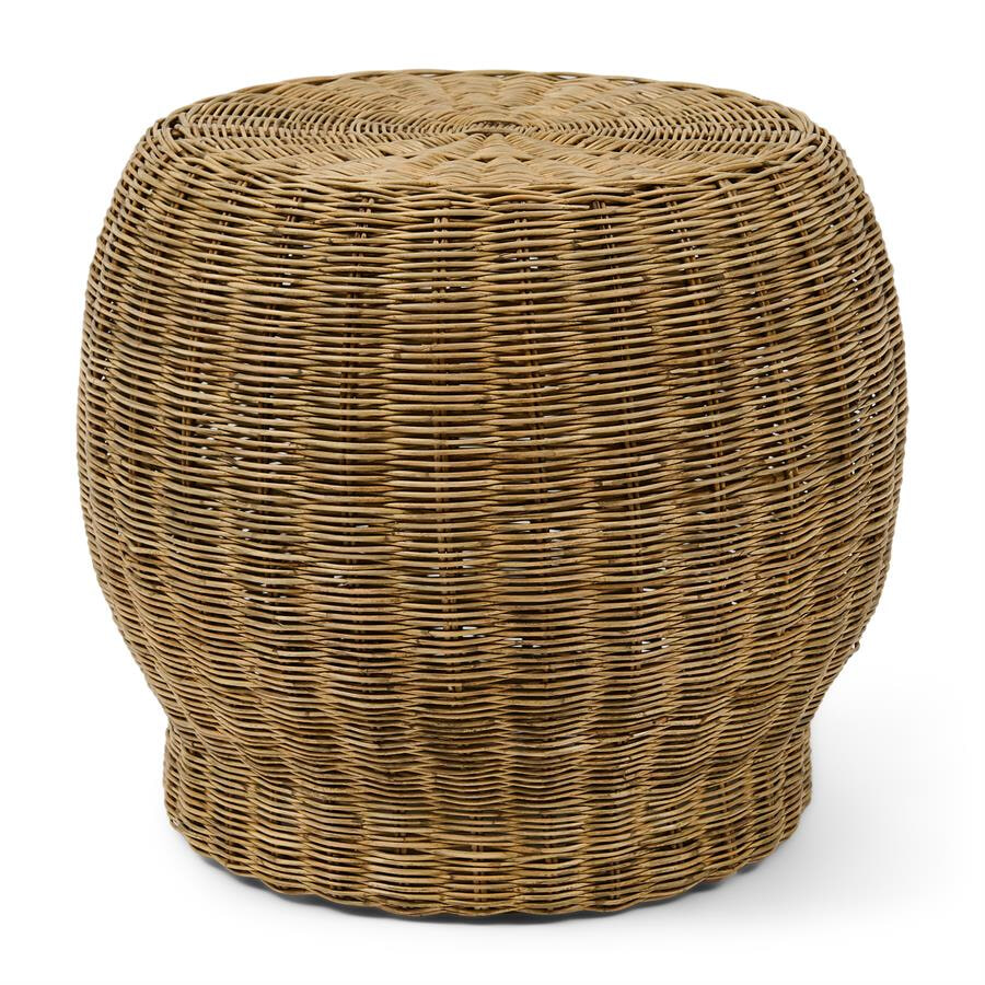 Rivièra Maison Ronde Bijzettafel 'Benoa' Rattan, 50cm