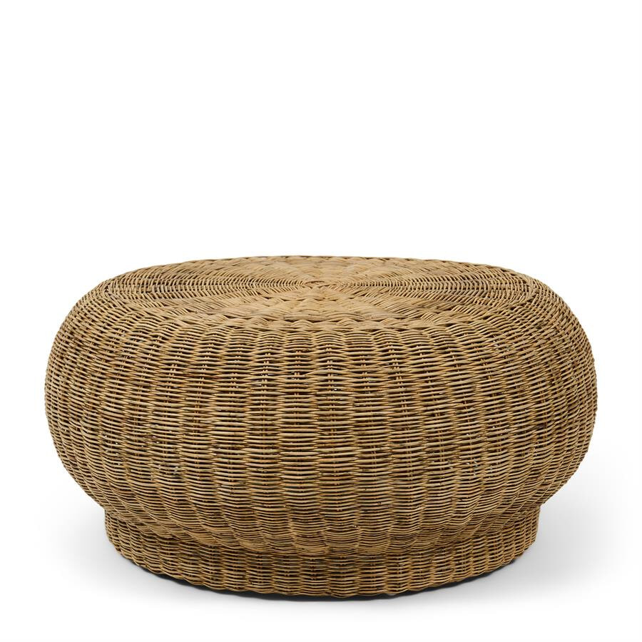Rivièra Maison Ronde Salontafel 'Benoa' Rattan, 80cm
