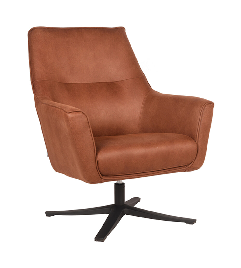 LABEL51 Draaibare Fauteuil 'Tod' Microfiber