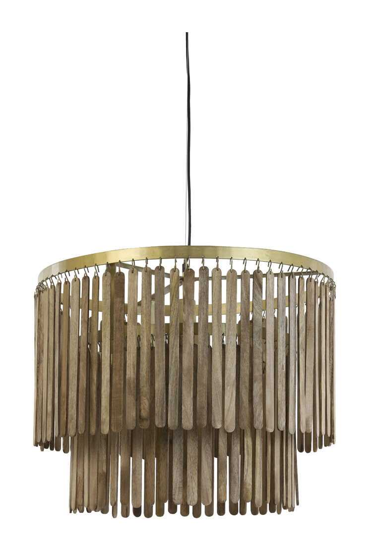 Light & Living Hanglamp 'Gulag' 60cm, kleur Bruin