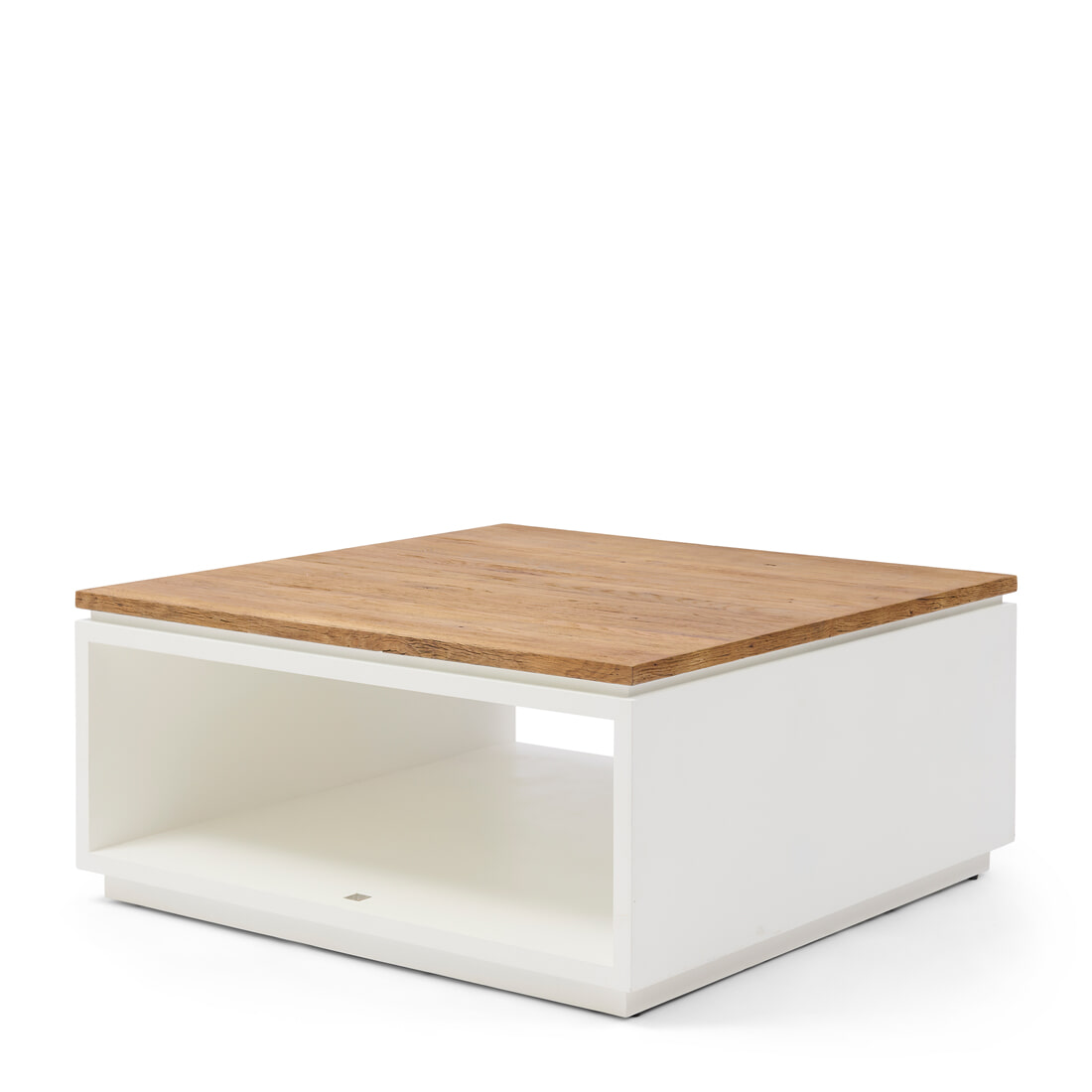 Rivièra Maison Salontafel Lake House Eikenhout, 90 x 90cm - Wit
