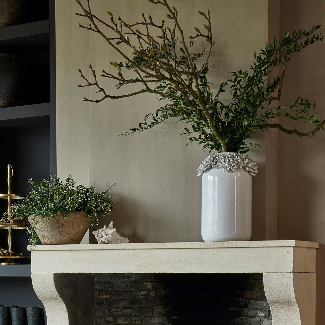 Riviera Maison Vaas 'Flourishing' Keramiek, 47cm