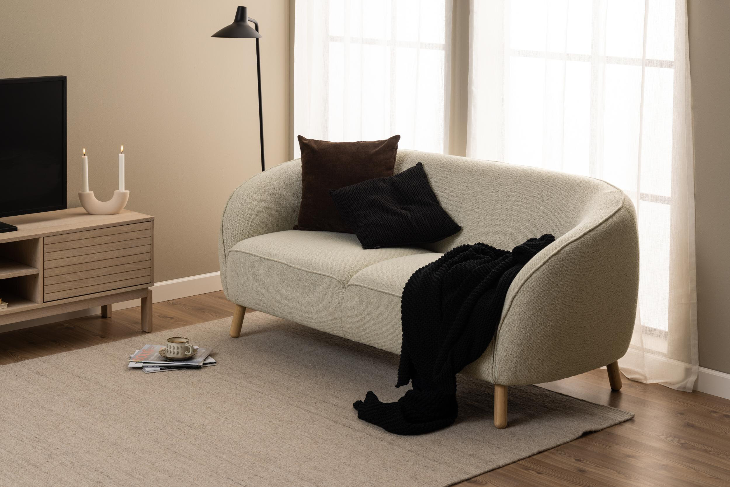 Bendt TV-meubel 'Sharalyn' Eiken, 160cm