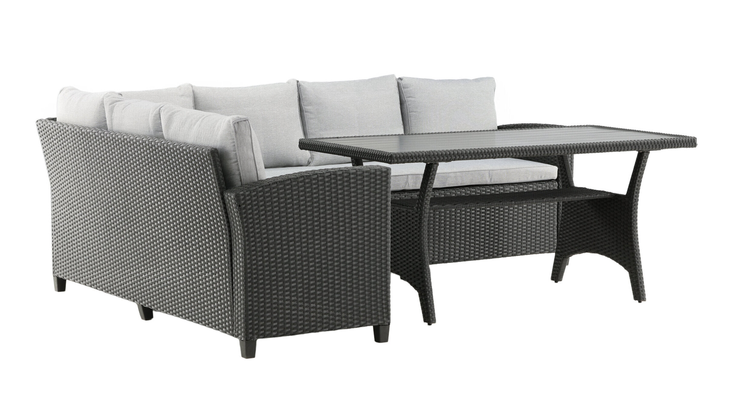 Nohr Loungeset 'Charnell' kleur Grijs/Zwart