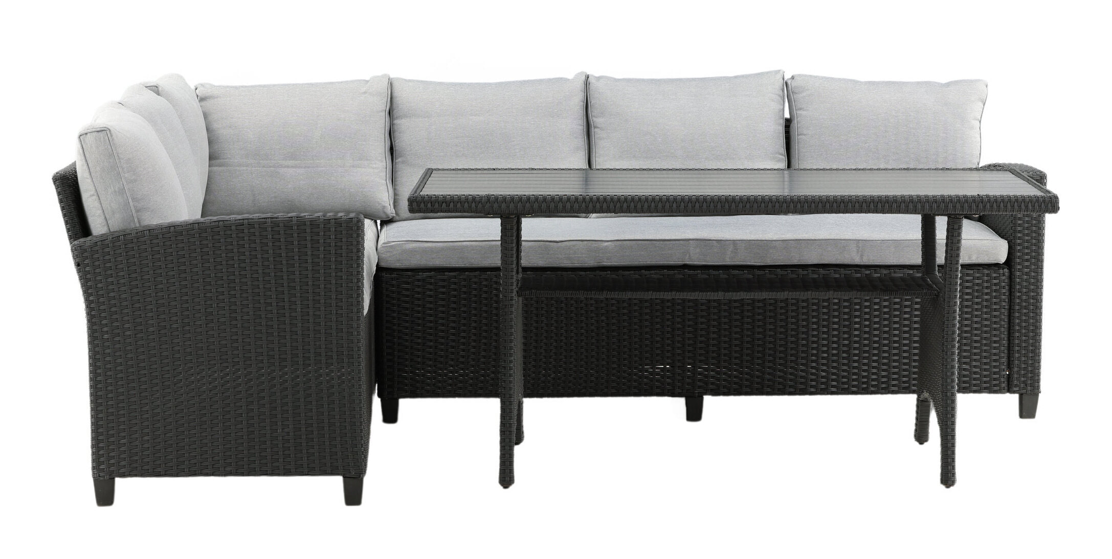 Nohr Loungeset 'Charnell' kleur Grijs/Zwart
