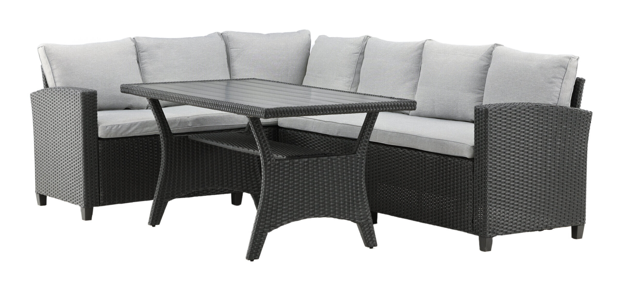 Nohr Loungeset 'Charnell' kleur Grijs/Zwart