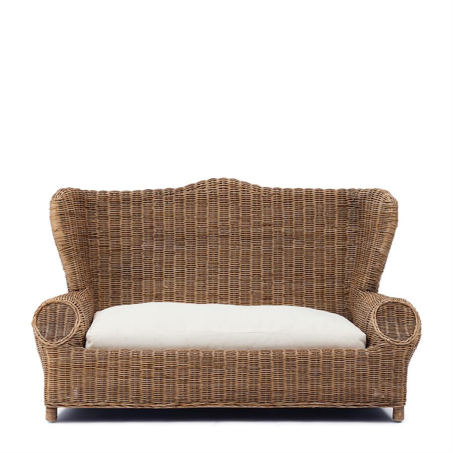 Rivièra Maison Huisdierenbed 'Nicolas' Rattan, 108 x 59cm