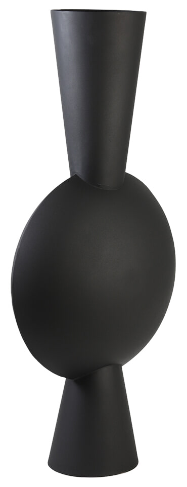 Light & Living Vaas 'Kavandu' 100cm, kleur Mat Zwart