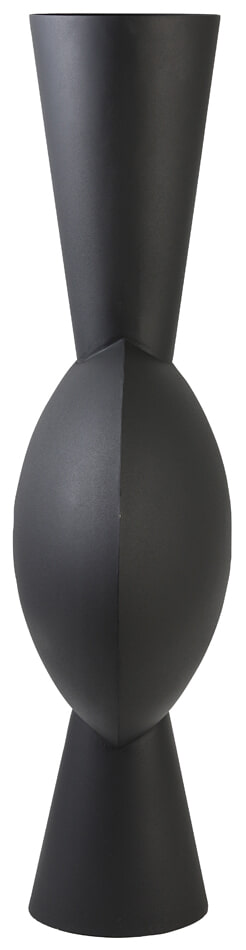 Light & Living Vaas 'Kavandu' 100cm, kleur Mat Zwart