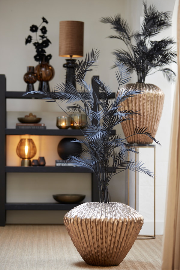 Light & Living Vaas 'Cacti' 65cm hoog, kleur Antiek Brons