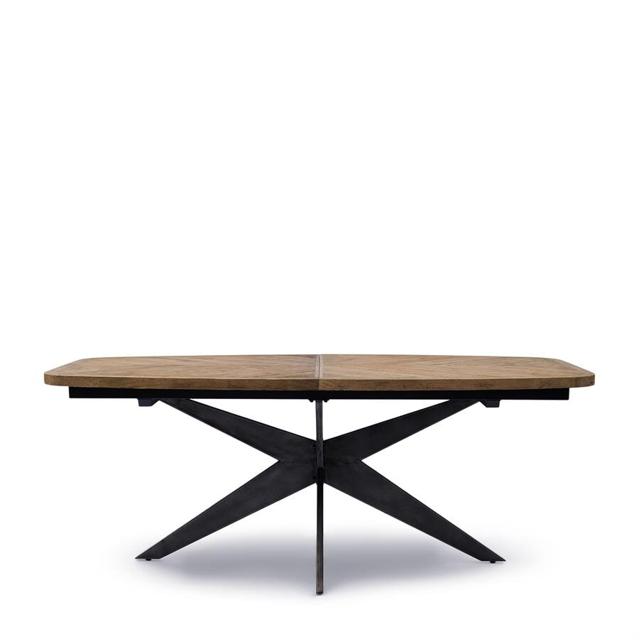 Rivièra Maison Uitschuifbare Eettafel 'Falcon Crest' Eikenhout, 200/300 x 105cm
