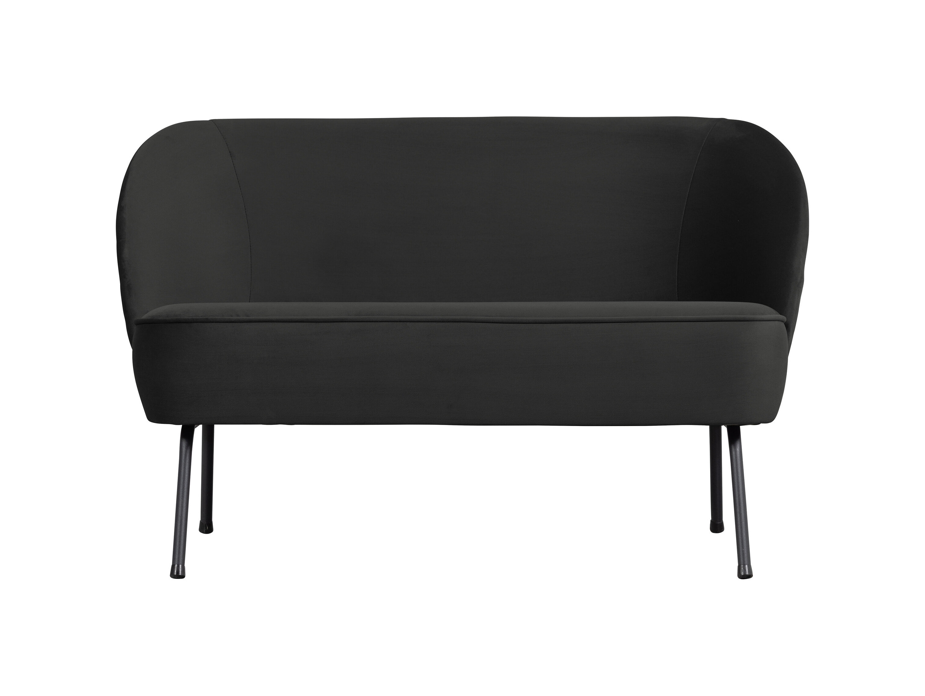 BePureHome Eetkamerbank 'Vogue' Velvet, kleur Zwart BePureHome Eetkamerbank 'Vogue' Velvet, kleur Zwart