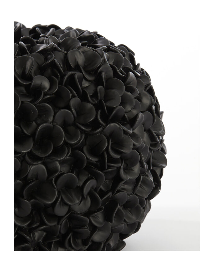Light & Living Vaas 'Phylia' ø38cm, kleur Mat Zwart