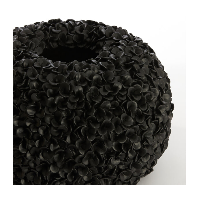 Light & Living Vaas 'Phylia' ø48cm, kleur Mat Zwart