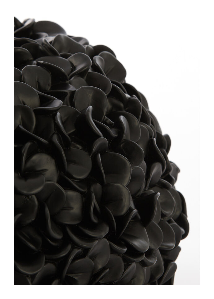 Light & Living Vaas 'Phylia' ø48cm, kleur Mat Zwart