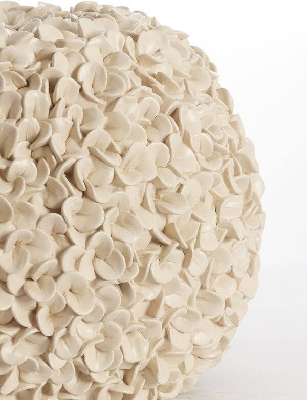 Light & Living Vaas 'Phylia' ø48cm, kleur Crème