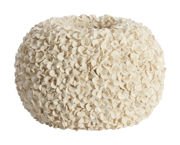 Light & Living Vaas 'Phylia' ø48cm, kleur Crème