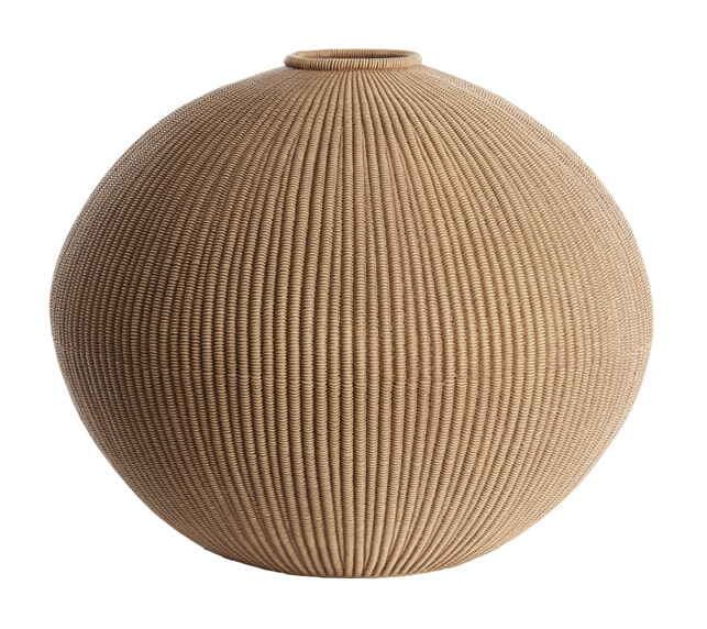 Light & Living Vaas 'Valerie' 37cm, kleur Lichtbruin