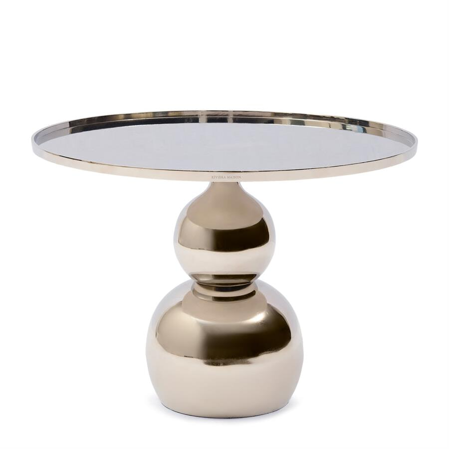 Rivièra Maison Ronde Salontafel Élysée 60cm - Zilver