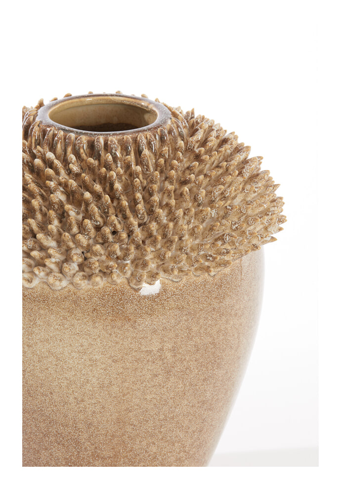 Light & Living Vaas 'Sangku' Keramiek, kleur Taupe
