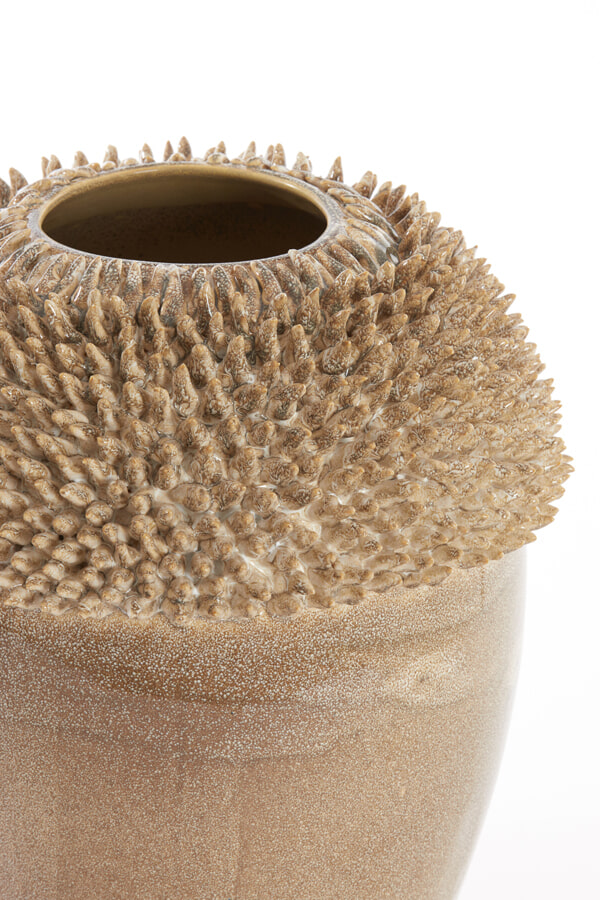 Light & Living Vaas 'Sangku' Keramiek, 48cm hoog, kleur Taupe