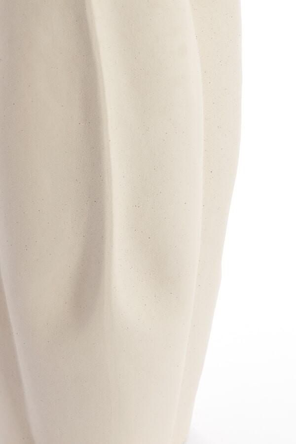 Light & Living Vaas 'Sanguli' Keramiek, 56cm, kleur Crème