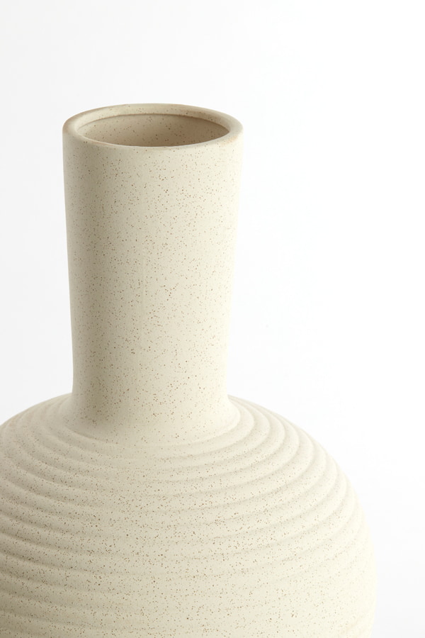 Light & Living Vaas 'Ulloa' Keramiek, 52cm, kleur Crème