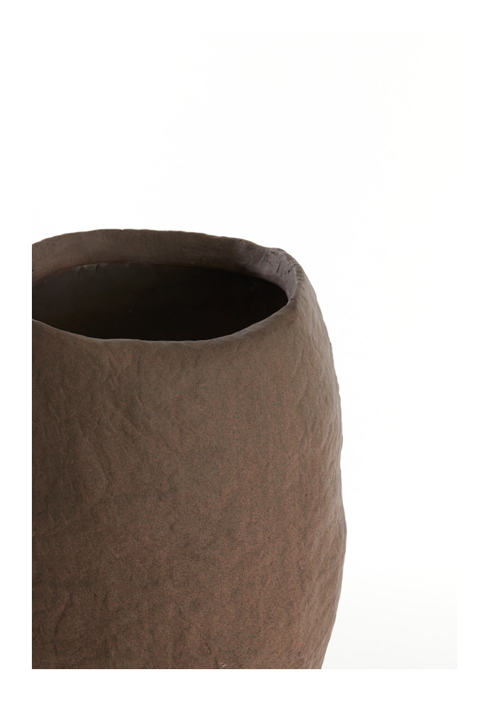 Light & Living Vaas 'Tingri' 58cm, kleur Bruin