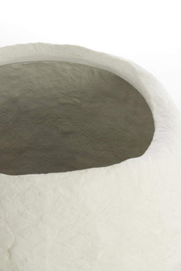 Light & Living Vaas 'Tingri' 90cm, kleur Crème
