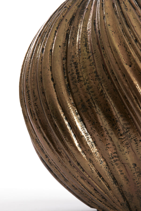 Light & Living Vaas 'Yatung' 32cm, kleur Antiek Brons