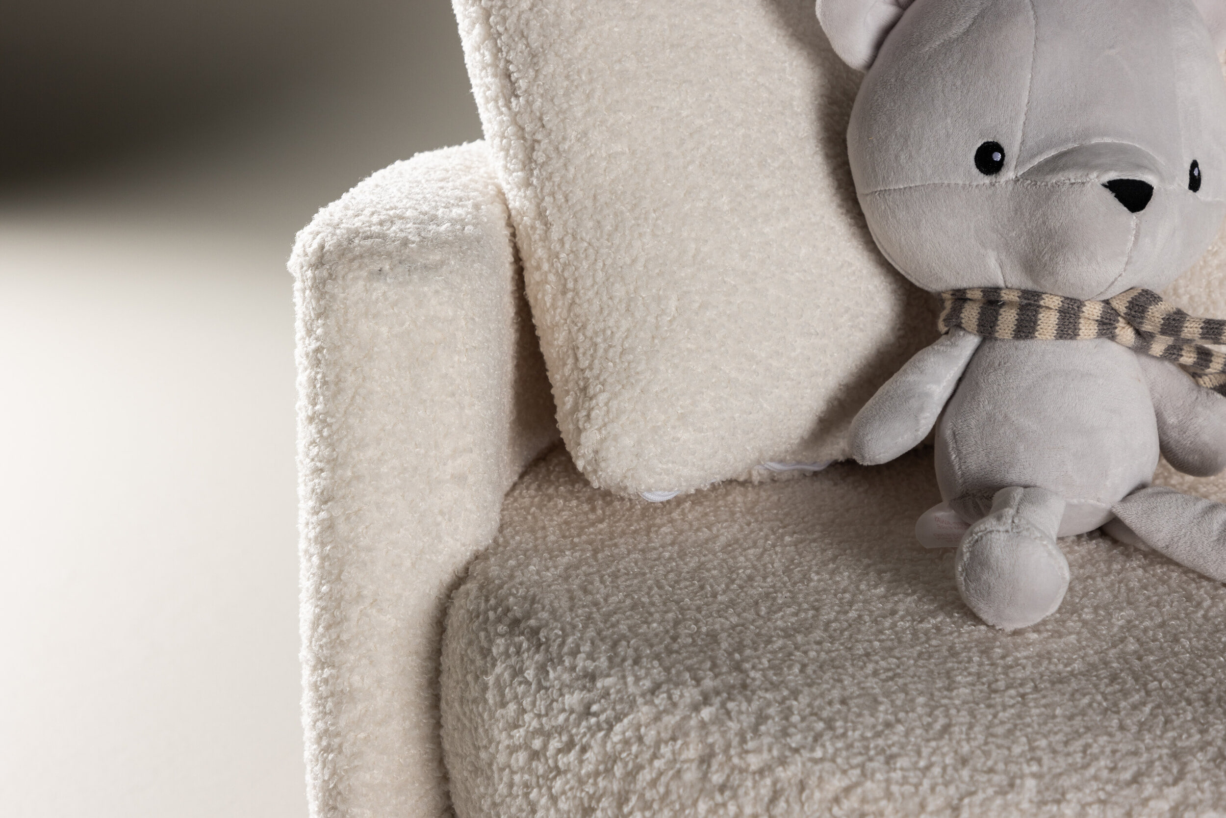 Nohr Kinderstoel 'Keeli' Teddy, kleur Beige