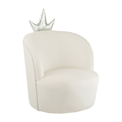 J-Line Kinderstoel 'Crown' Velvet