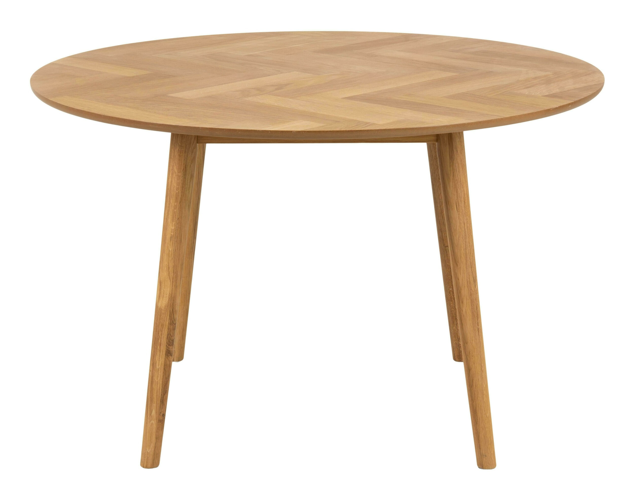 Bendt Ronde Eettafel 'Ebbe' Visgraat, 120cm