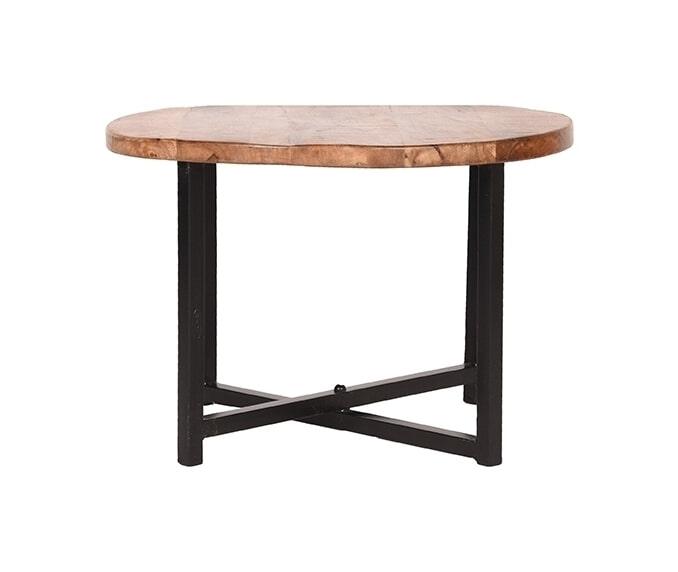 LABEL51 Bijzettafel 'Dex' Mangohout, 60cm