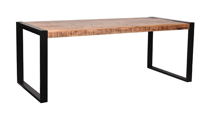 LABEL51 Eettafel 'Brussels' Mangohout, 200 x 90cm LABEL51 Eettafel 'Brussels' Mangohout, 200 x 90cm