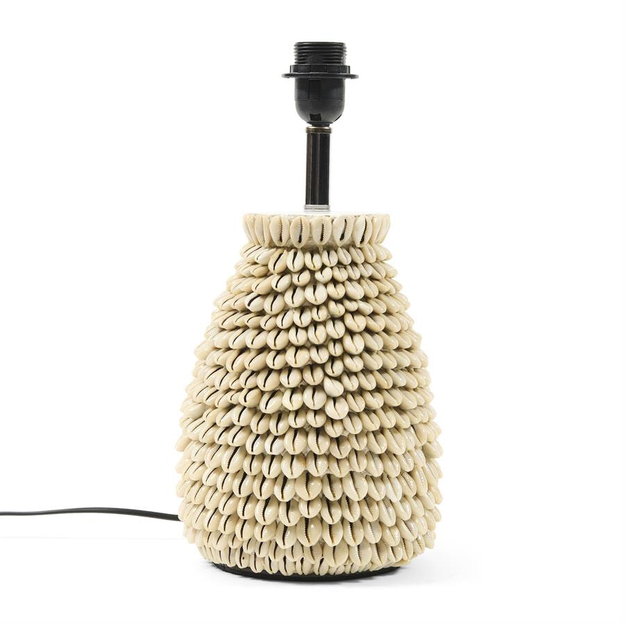 Rivièra Maison Tafellamp 'Castaway Bay' Schelpen, 25cm (excl. kap)