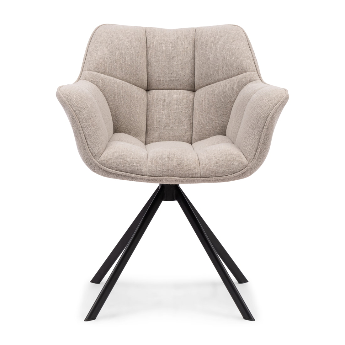 Rivièra Maison Draaibare Eetkamerstoel 'Carnaby' Linen, kleur Fabulous Flax
