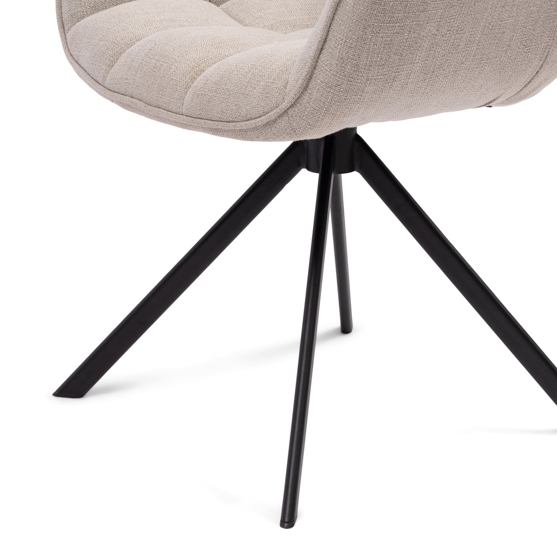 Rivièra Maison Draaibare Eetkamerstoel 'Carnaby' Linen, kleur Fabulous Flax