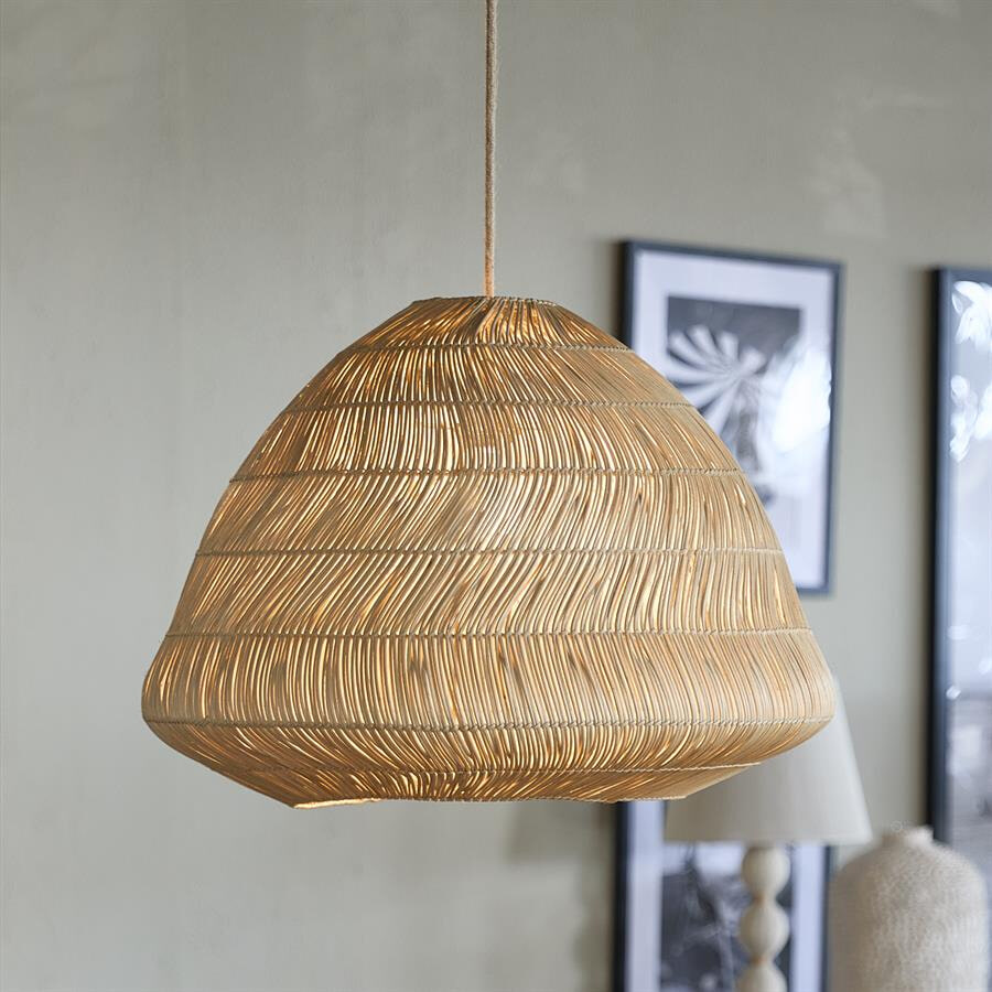 Rivièra Maison Hanglamp Arta Rattan Pitriet, 55cm - Naturel
