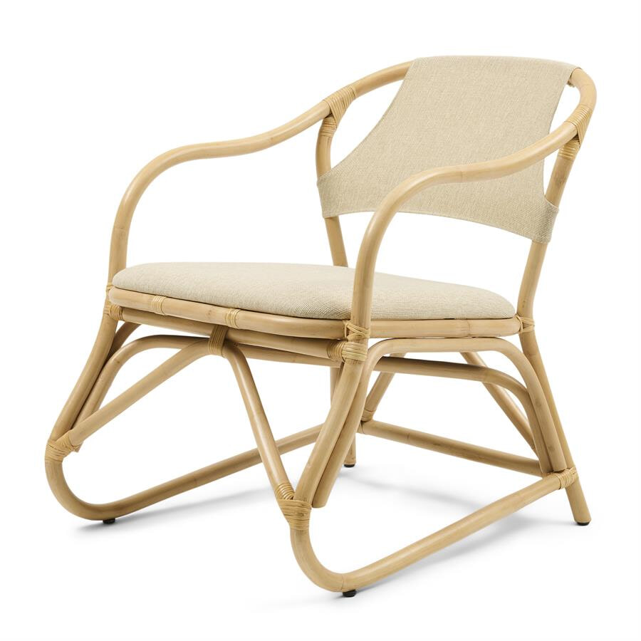 Rivièra Maison Fauteuil 'Nassau Beach' Stof en rattan