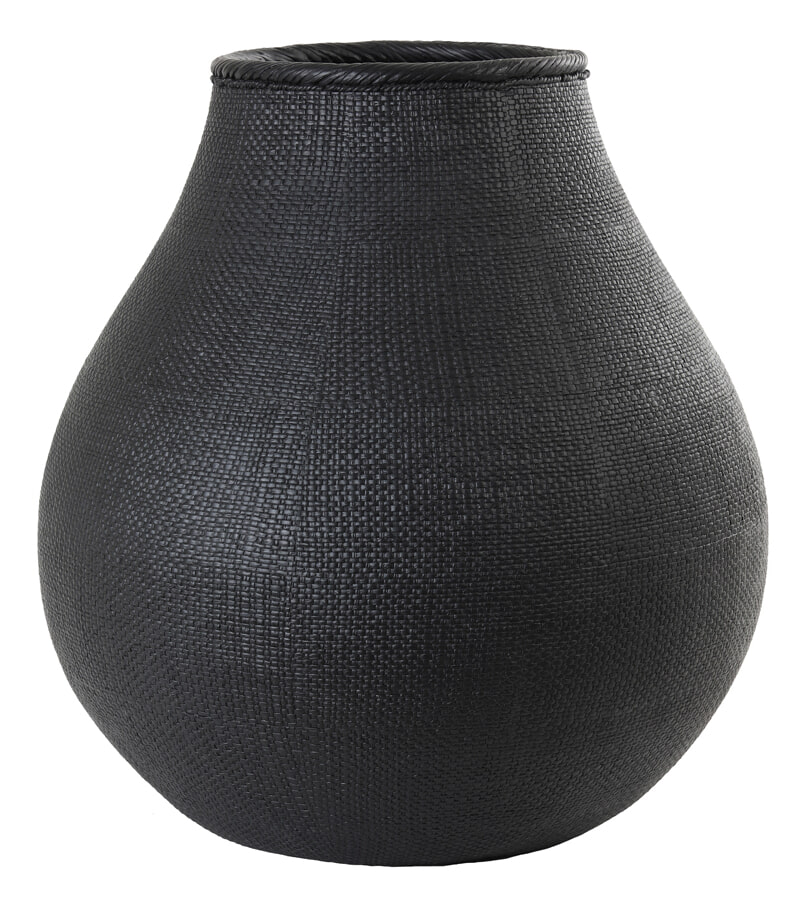 Light & Living Vaas 'Musina' 55cm, kleur Zwart Light & Living Vaas 'Musina' 55cm, kleur Zwart